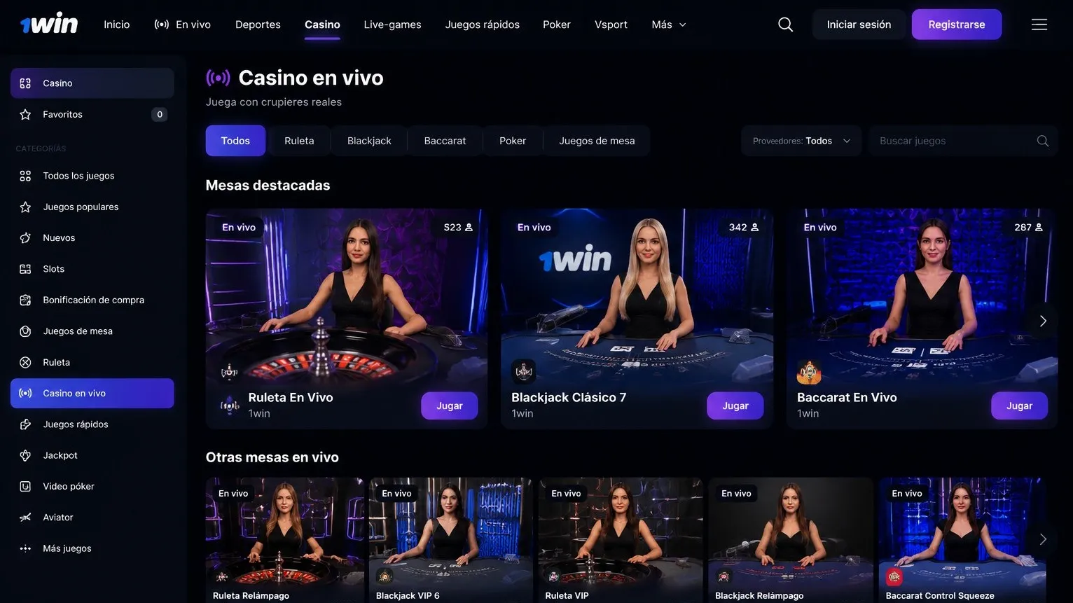 Bono de cuatro depósitos en 1Win oficial