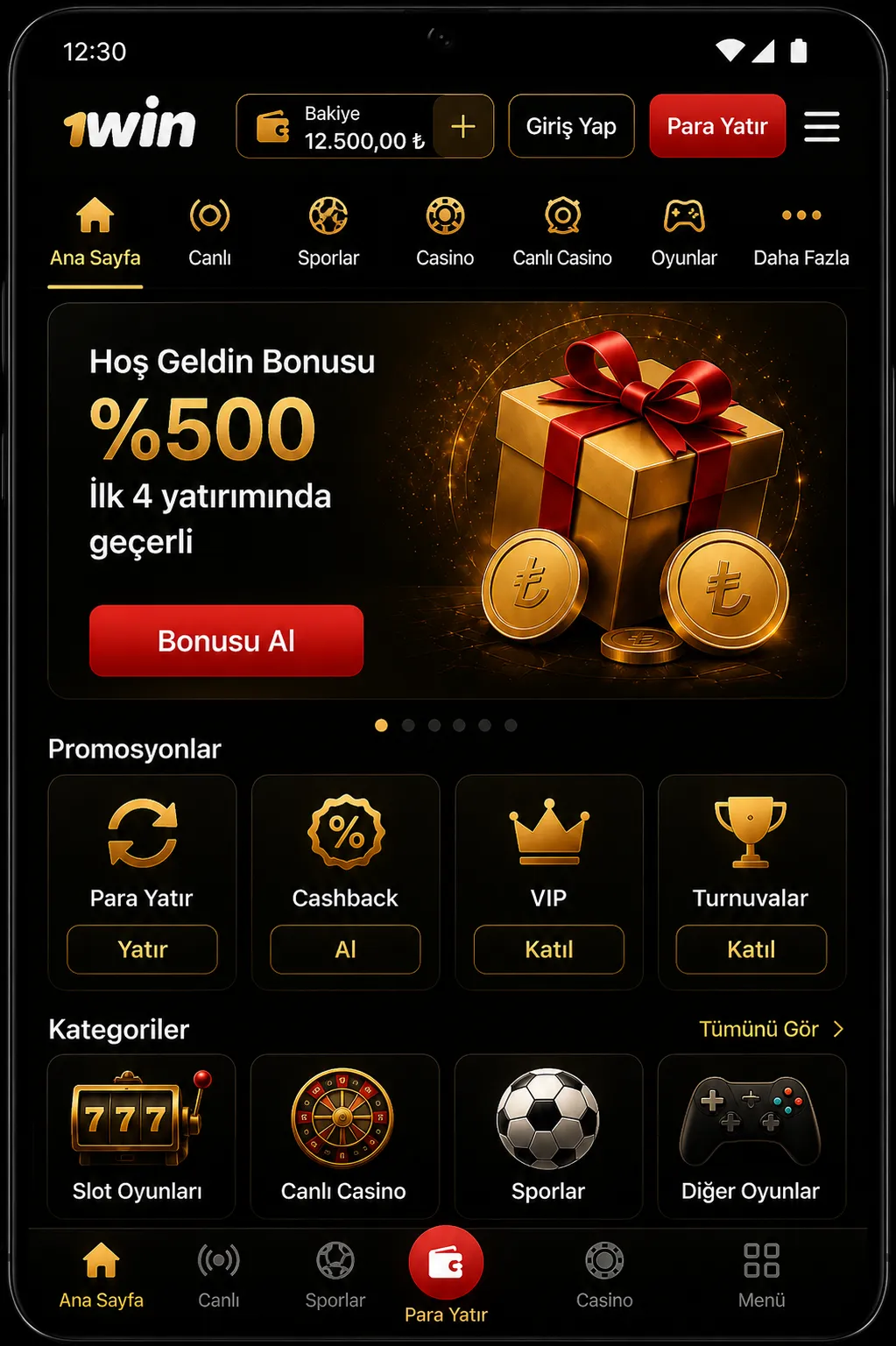 App Store olmadan iPhone’da 1Win uygulaması kurulumu